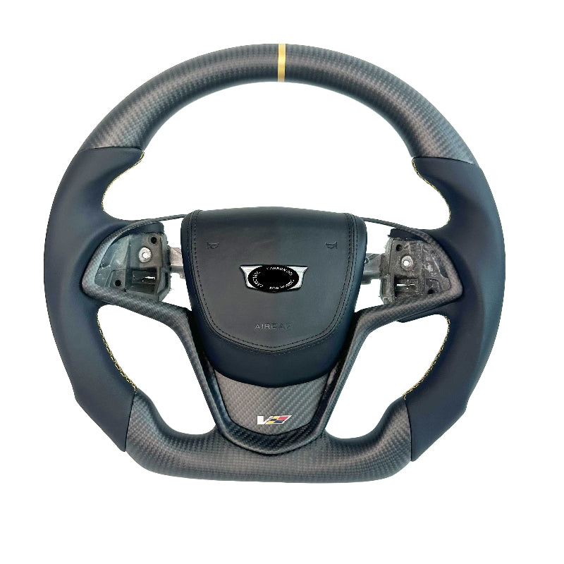 Cadillac ATS L carbon fiber steering wheel
