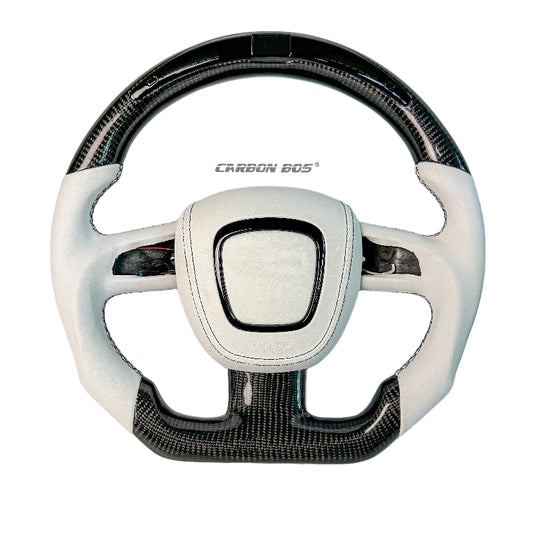 Audi carbon fiber steering wheel + LED