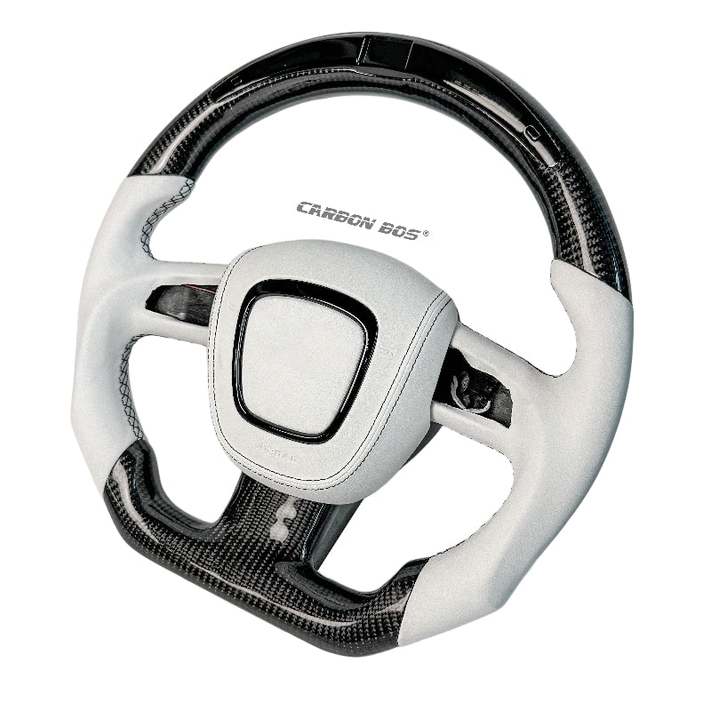 Audi carbon fiber steering wheel + LED